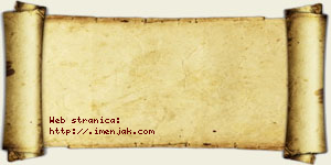 Anđelija Pejović vizit kartica